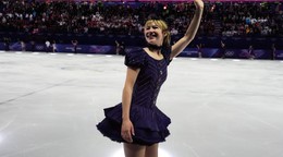 Alysa Liuová na exhibícii na ZOH 2026 v Miláne.