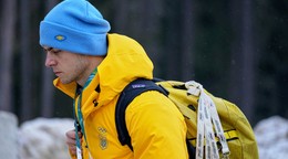 Ukrajinský skeletonista Vladyslav Heraskevyč 