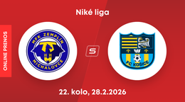 MFK Zemplín Michalovce - FC Košice: ONLINE prenos zo zápasu 22. kola Niké ligy.