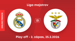 Real Madrid - Benfica Lisabon: ONLINE prenos z druhého zápasu play off Ligy majstrov. 
