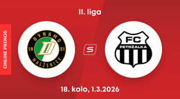 OFK Malženice - FC Petržalka: ONLINE prenos zo zápasu 18. kola II. ligy.