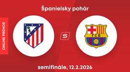 Atlético Madrid - Barcelona: ONLINE prenos zo semifinále Španielskeho pohára