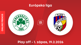 Panathinaikos FC - FC Viktoria Plzeň: ONLINE prenos zo zápasu Európskej ligy.