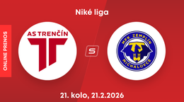 AS Trenčín - MFK Zemplín Michalovce: ONLINE prenos zo zápasu 21. kola Niké ligy.