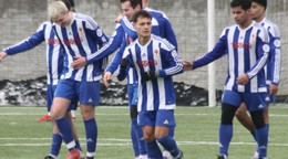 Momentka zo zápasu Stropkov - Gerlachov.