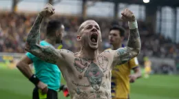 Oslavné gesto Vladimíra Weissa. 