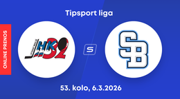 Hk 32 Liptovský Mikuláš - HC Slovan Bratislava: ONLINE prenos zo zápasu 53. kola Tipsport ligy.