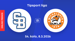 HC Slovan Bratislava - HK Dukla Michalovce: ONLINE prenos zo zápasu 54. kola Tipsport ligy.