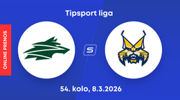 Vlci Žilina - HK Spišská Nová Ves: ONLINE prenos zo zápasu 54. kola Tipsport ligy.