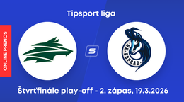 Vlci Žilina - HK Poprad: ONLINE prenos z 2. zápasu štvrťfinále play-off Tipsport ligy.