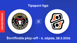 HC MONACObet Banská Bystrica - HC Košice: ONLINE prenos zo 6. zápasu štvrťfinále play-off Tipsport ligy.