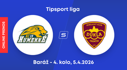 HC 19 Humenné - HK Dukla Trenčín: ONLINE prenos zo 4. kola baráže o Tipsport ligu.