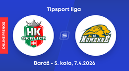 HK Skalica - HC 19 Humenné: ONLINE prenos z 5. kola baráže o Tipsport ligu.