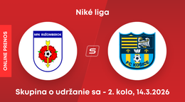 MFK Ružomberok - FC Košice: ONLINE prenos zo zápasu 2. kola skupiny o udržanie sa v Niké lige.