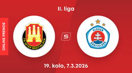 FK Inter Bratislava - ŠK Slovan Bratislava B: ONLINE prenos zo zápasu 19. kola II. ligy.