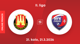 FK Inter Bratislava - MFK Zvolen: ONLINE prenos zo zápasu 21. kola II. ligy.