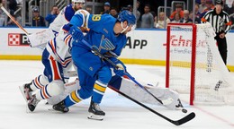 Momentka zo zápasu St. Louis - Edmonton