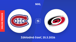 Montreal Canadiens - Carolina Hurricanes: ONLINE prenos zo zápasu NHL.