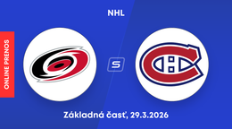 Carolina Hurricanes - Montreal Canadiens: ONLINE prenos zo zápasu NHL.