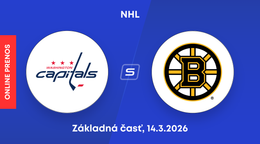 Washington Capitals - Boston Bruins: ONLINE prenos zo zápasu NHL.
 