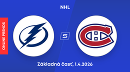 Tampa Bay Lightning - Montreal Canadiens: ONLINE prenos zo zápasu NHL.