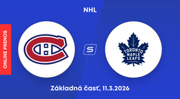 Montreal Canadiens - Toronto Maple Leafs: ONLINE prenos zo zápasu NHL.