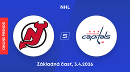 New Jersey Devils - Washington Capitals: ONLINE prenos zo zápasu NHL.