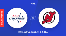 Washington Capitals - New Jersey Devils: ONLINE prenos zo zápasu NHL.