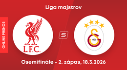 FC Liverpool - Galatasaray Istanbul: ONLINE prenos z druhého zápasu osemfinále Ligy majstrov. 