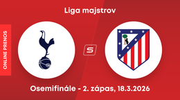 Tottenham Hotspur - Atlético Madrid: ONLINE prenos z druhého zápasu osemfinále Ligy majstrov. 