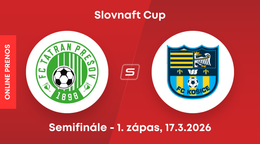 Prešov - Košice: ONLINE prenos z prvého zápasu semifinále Slovnaft Cupu. 