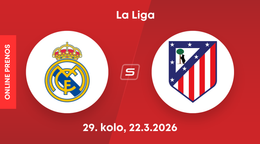 Real Madrid - Atlético Madrid: ONLINE prenos z 29. kola La Ligy.