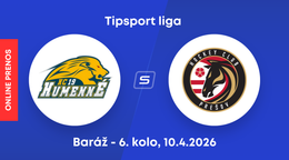 HC 19 Humenné - HC Prešov: ONLINE prenos zo 6. kola baráže o Tipsport ligu.