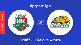 HK Skalica - HC 19 Humenné: ONLINE prenos z 11. kola baráže o Tipsport ligu.