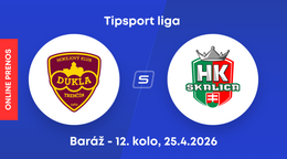 HK Dukla Trenčín - HK Skalica: ONLINE prenos z 12. kola baráže o Tipsport ligu.