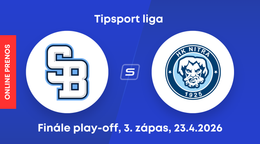HC Slovan Bratislava - HK Nitra: ONLINE prenos z 3. zápasu finále play-off Tipsport ligy.