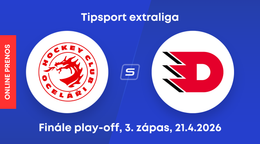 HC Oceláři Třinec - HC Dynamo Pardubice: ONLINE prenos z tretieho zápasu finále play-off Tipsport extraligy.