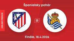 Atlético Madrid - Real Sociedad San Sebastián: ONLINE prenos zo zápasu finále Španielskeho pohára.