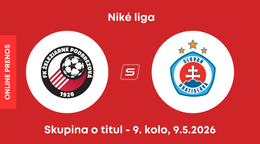 FK Železiarne Podbrezová - ŠK Slovan Bratislava: ONLINE prenos zo zápasu 9. kola skupiny o titul Niké ligy.