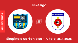FC Košice - MFK Ružomberok: ONLINE prenos zo zápasu 7. kola skupiny o udržanie sa v Niké lige.