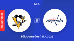 Pittsburgh Penguins - Washington Capitals: ONLINE prenos zo zápasu NHL.