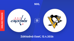 Washington Capitals - Pittsburgh Penguins: ONLINE prenos zo zápasu NHL