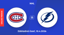 Montreal Canadiens - Tampa Bay Lightning: ONLINE prenos zo zápasu NHL.