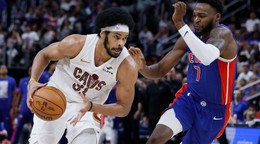 Momentka zo zápasu Detroit - Cleveland