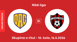 FC DAC Dunajská Streda - FC Spartak Trnava: ONLINE prenos zo zápasu 10. kola skupiny o titul Niké ligy.