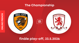 Hull City - Middlesbrough: ONLINE prenos z finále play-off The Championship