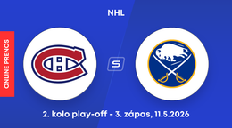 Montreal Canadiens - Buffalo Sabres: ONLINE prenos z tretieho zápasu 2. kola play-off NHL.