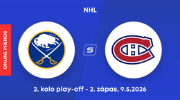 Buffalo Sabres - Montreal Canadiens: ONLINE prenos z druhého zápasu 2. kola play-off NHL.
