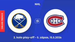 Buffalo Sabres - Montreal Canadiens: ONLINE prenos z piateho zápasu 2. kola play-off NHL.