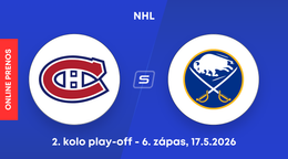 Montreal Canadiens - Buffalo Sabres: ONLINE prenos zo šiesteho zápasu 2. kola play-off NHL.